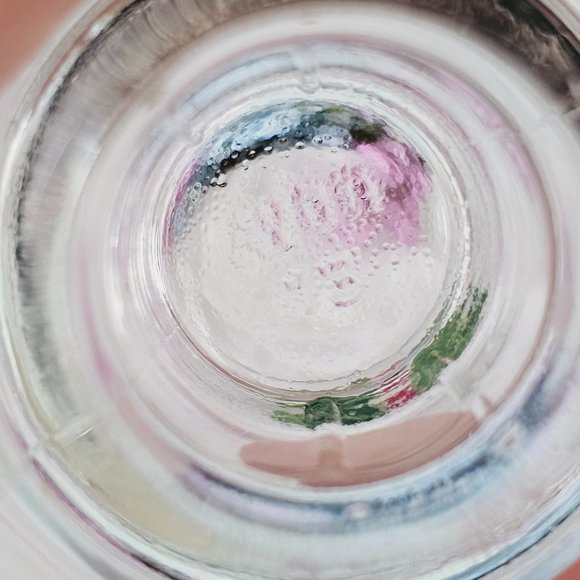 2pc Avon Holiday Hostess Glass Candle Holder Set, Holly Berry, Vintage - Picture 8 of 8